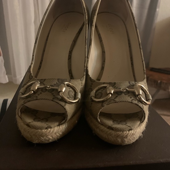 Gucci logo wedge espadrilles - Picture 7 of 8